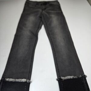 Versace 19-69 Abbigliamento Sportiva SRL Cuffed Vintage Black Jeans NWT S25 A1